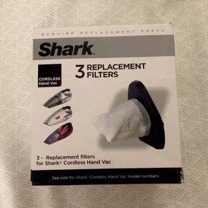 Shark Cordless Hand Vac Vacuum (2) Replacement Filters